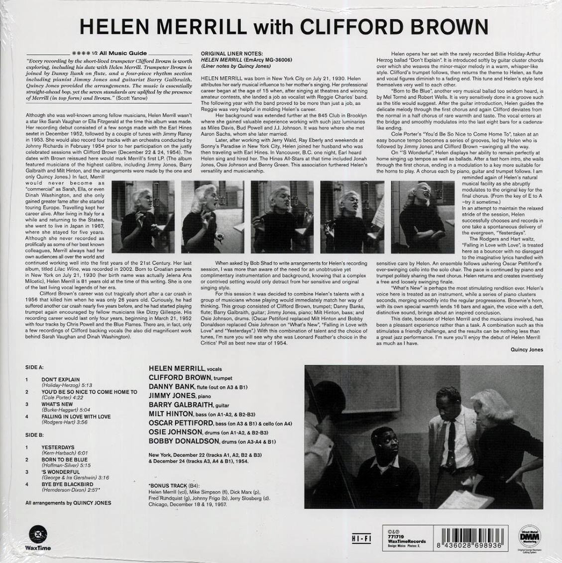 Helen Merrill, Clifford Brown - Helen Merrill With Clifford Brown