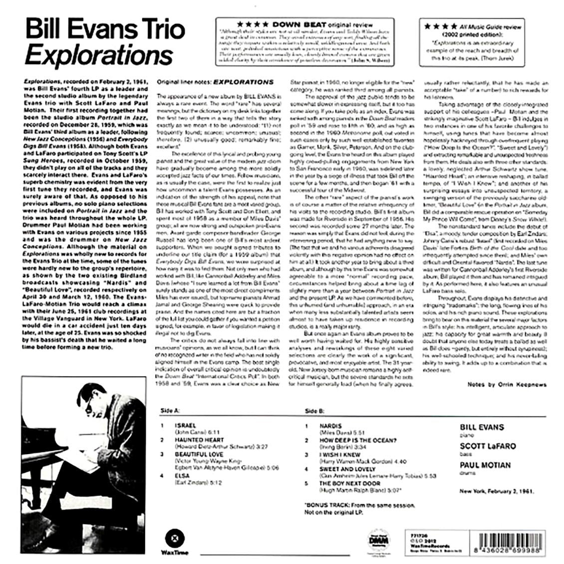 Bill Evans Trio - Explorations