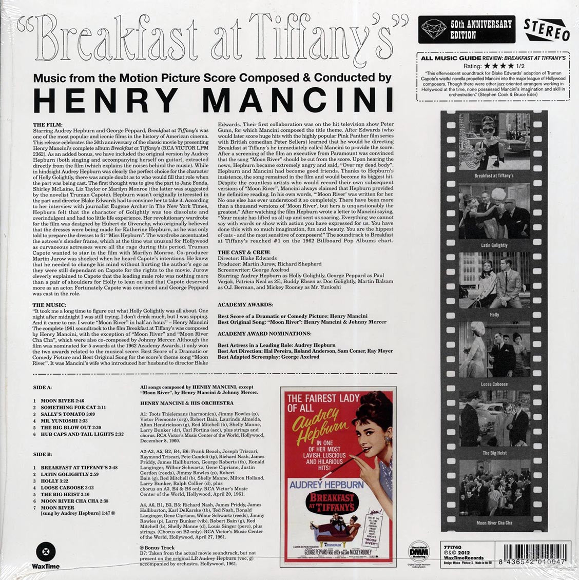 Henry Mancini - Breakfast At Tiffany's: Music From The Motion Picture Score