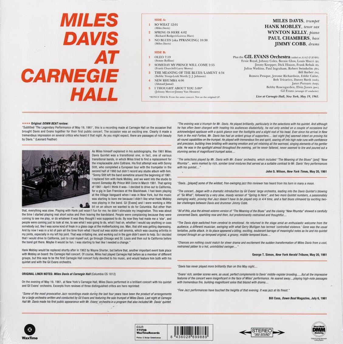 Miles Davis - Miles Davis At Carnegie Hall