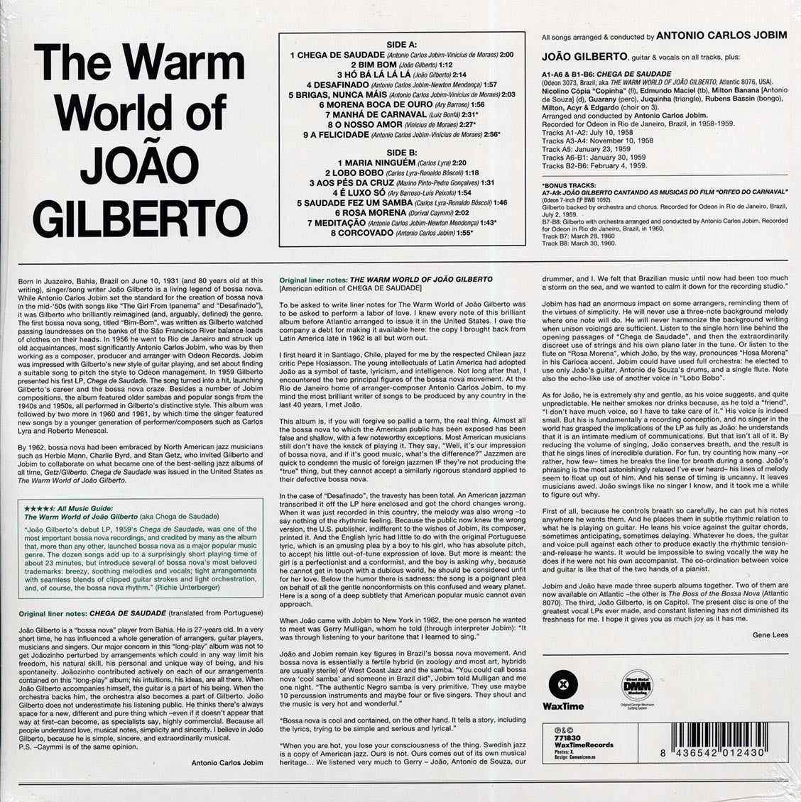 Joao Gilberto - The Warm World Of Joao Gilberto