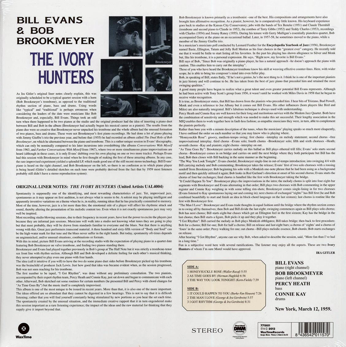 Bill Evans, Bob Brookmeyer - The Ivory Hunters: Double Barreled Piano