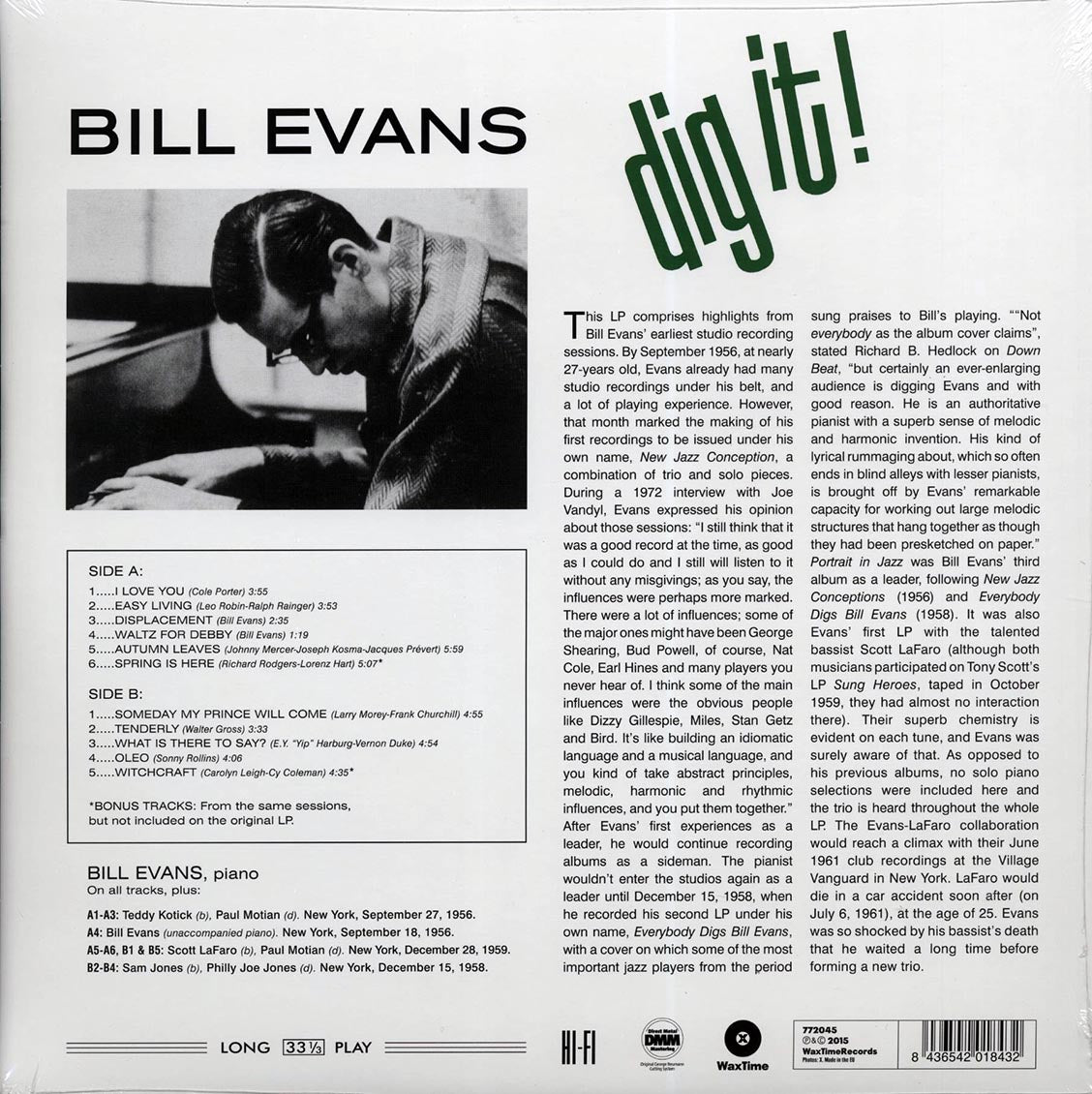 Bill Evans - Dig It!