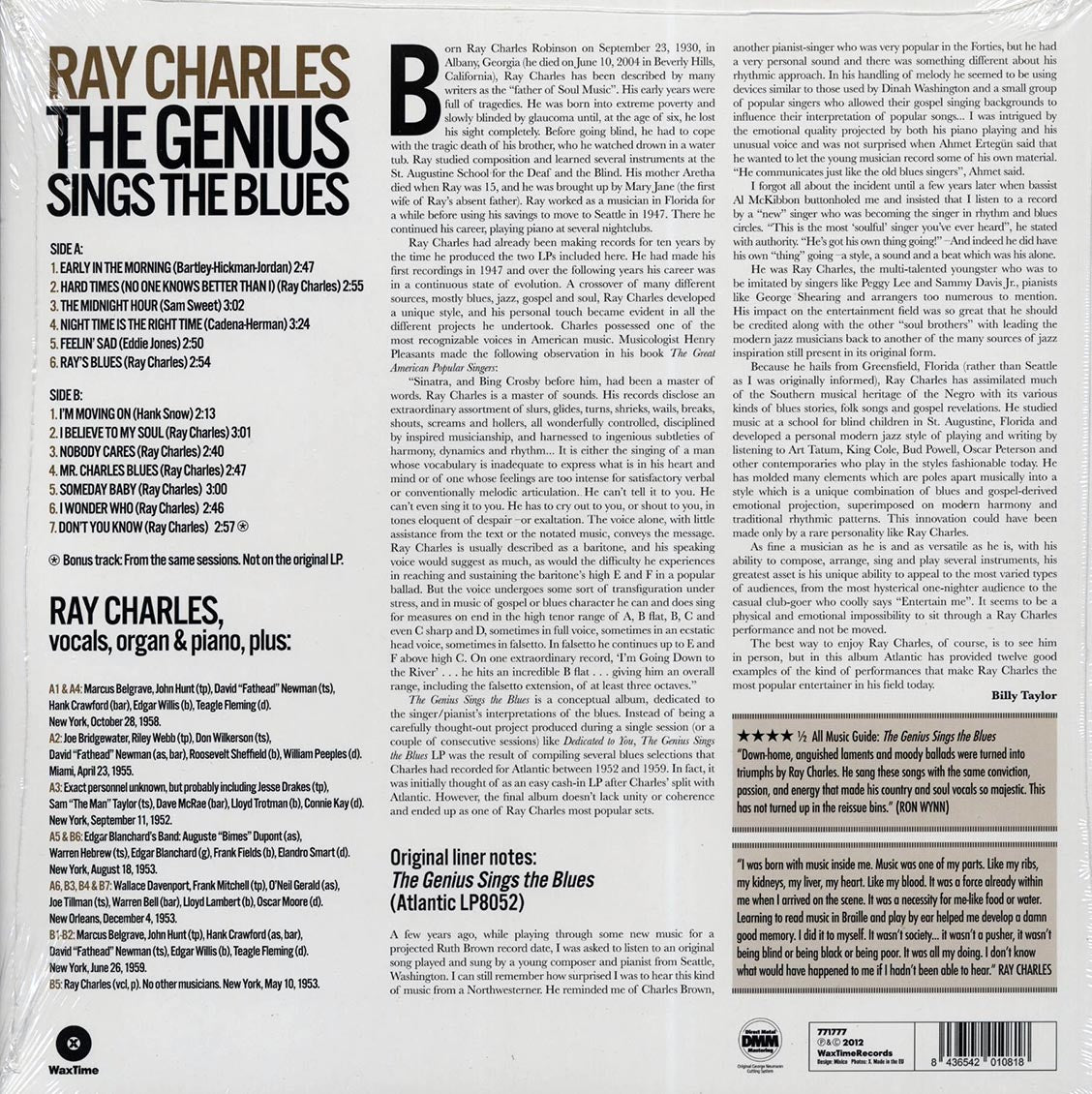 Ray Charles - The Genius Sings The Blues