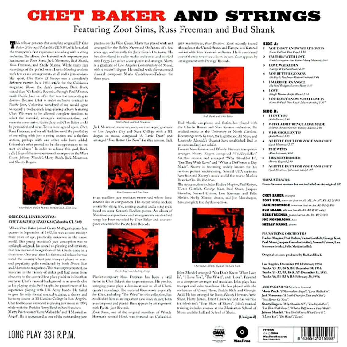 Chet Baker - Chet Baker And Strings