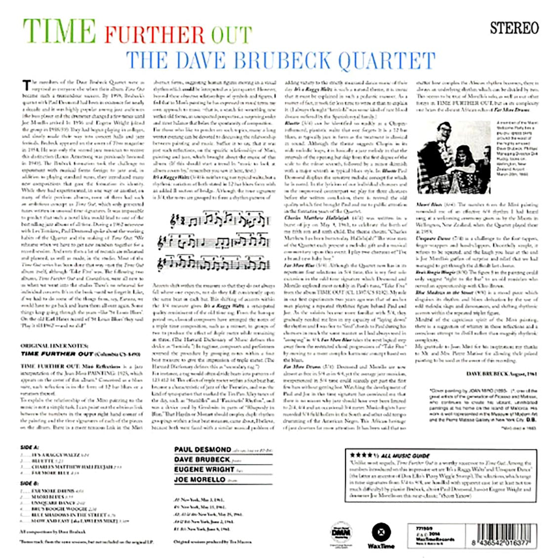 Dave Brubeck Quartet - Time Further Out