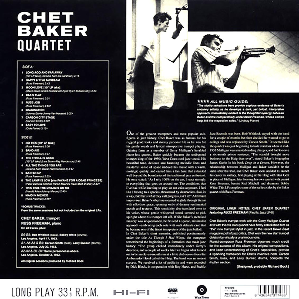 Chet Baker Quartet, Russ Freeman - Chet Baker Quartet Featuring Russ Freeman
