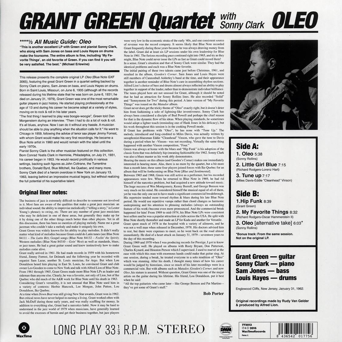 Grant Green Quartet, Sonny Clark - Oleo