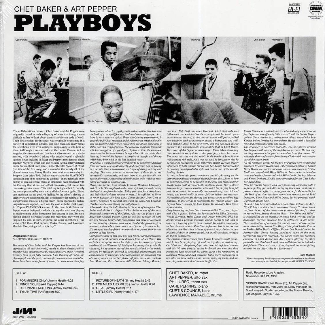 Chet Baker, Art Pepper - Playboys