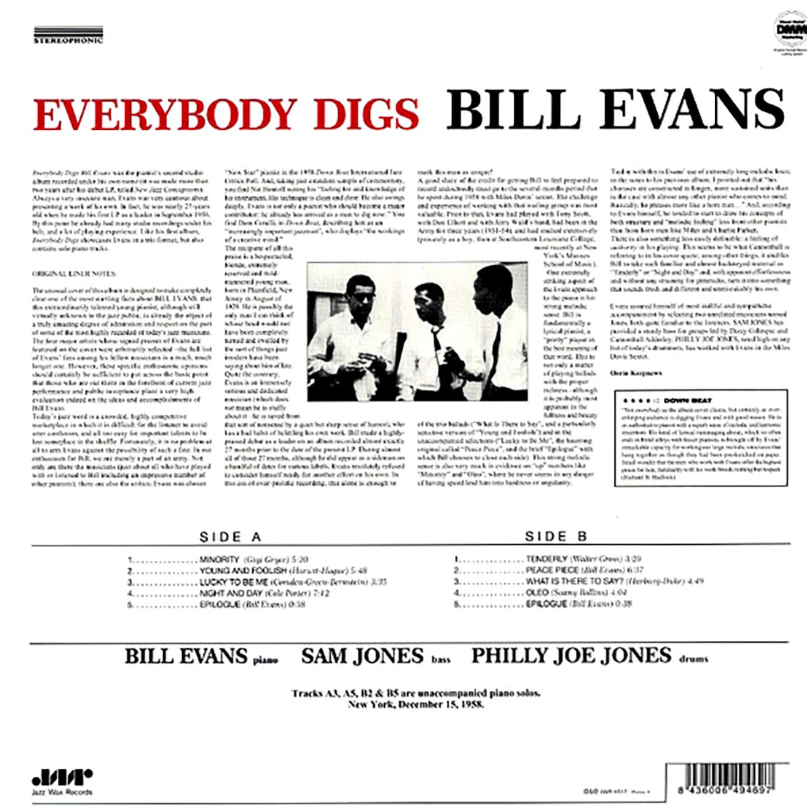 Bill Evans - Everybody Digs Bill Evans