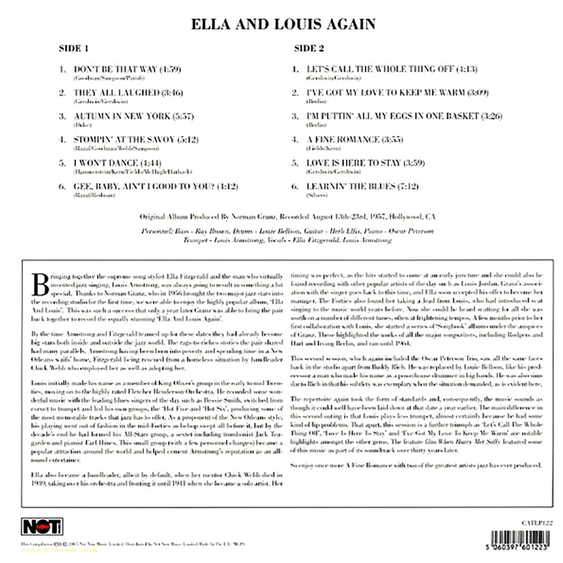 Ella Fitzgerald, Louis Armstrong - Ella & Louis Again
