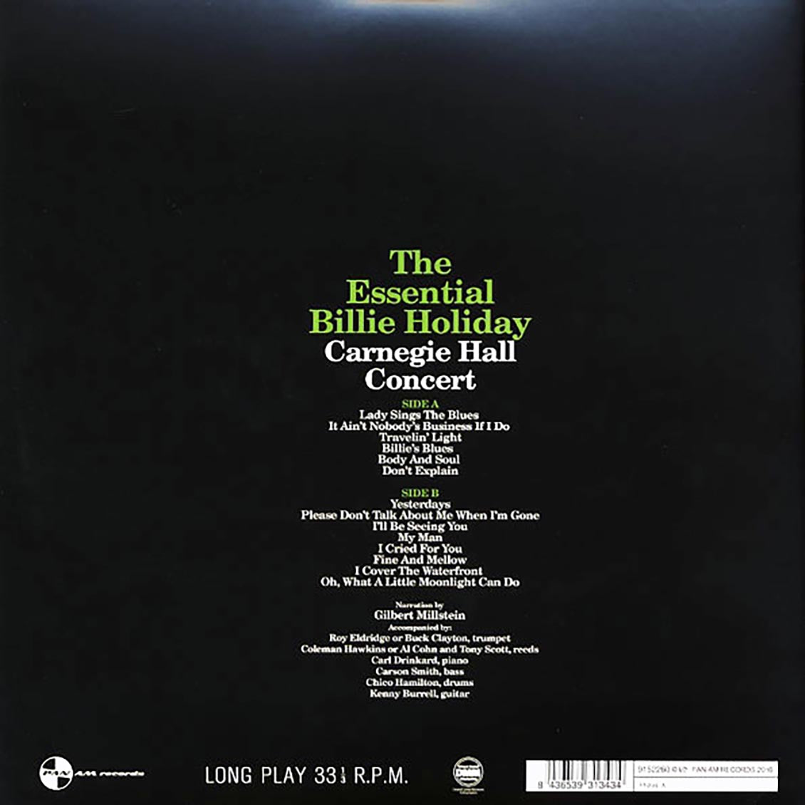 Billie Holiday - The Essential Billie Holiday: Carnegie Hall Concert