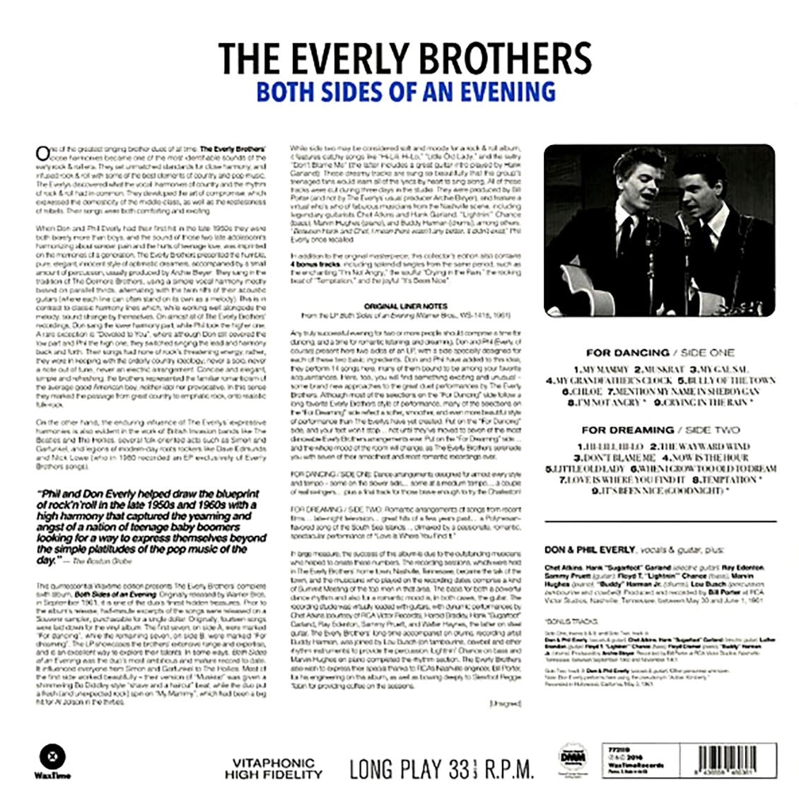 The Everly Brothers - Both Sides Of An Evening