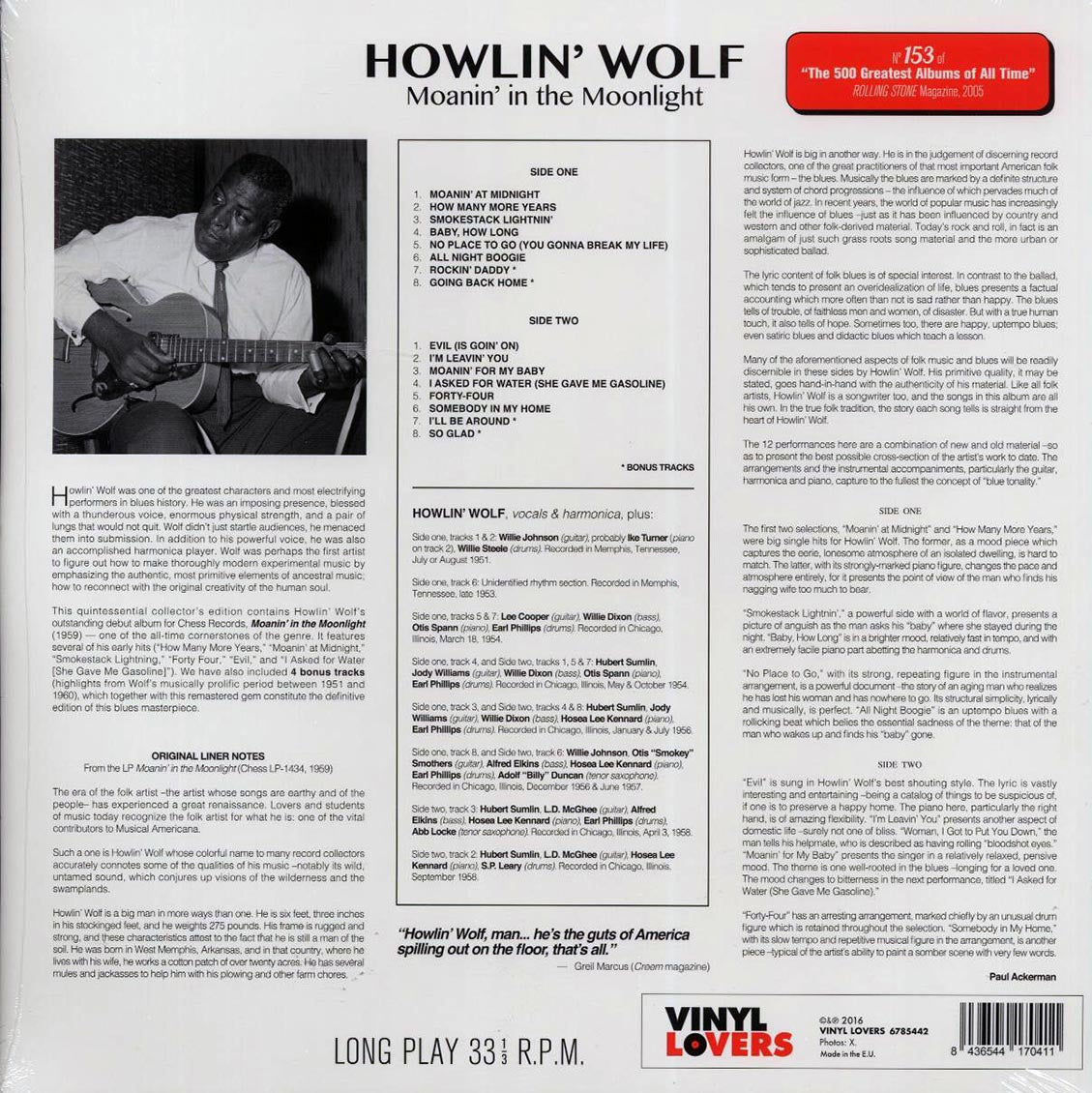 Howlin' Wolf - Moanin' In The Moonlight