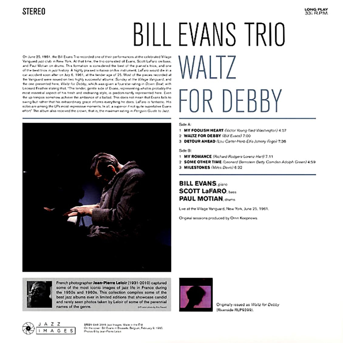 Bill Evans Trio - Waltz For Debby