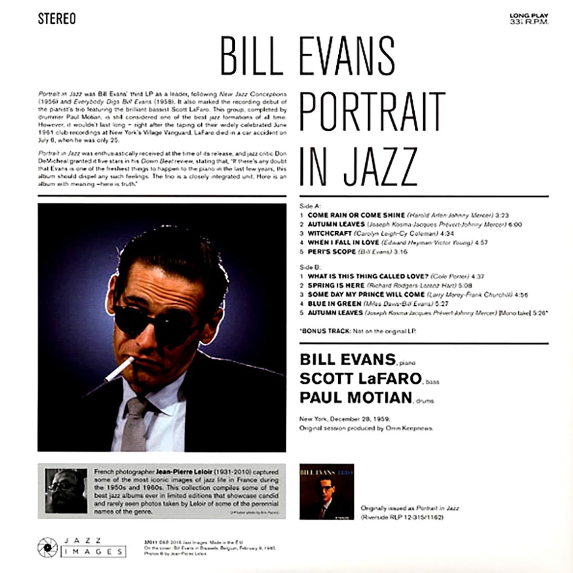 Bill Evans - Portrait In Jazz