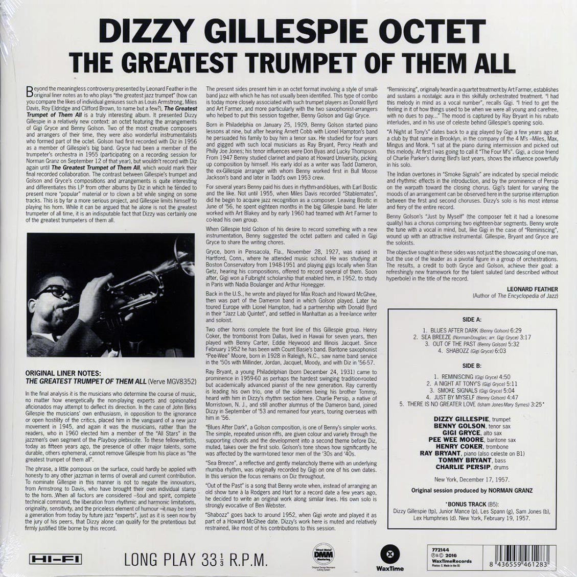 Dizzy Gillespie Octet - The Greatest Trumpet Of Them All
