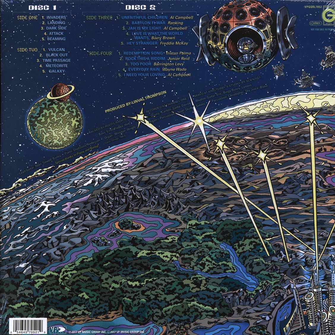 Scientist, The Roots Radics, Barrington Levy, Barry Brown, Jr. Reid, Etc. - Linval Presents Dub Landing + Bonus Vocals Album
