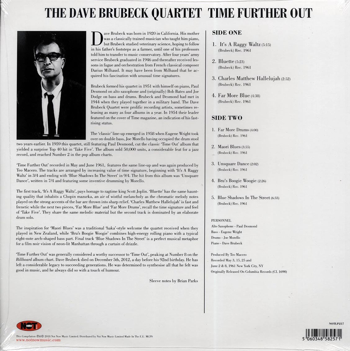 Dave Brubeck Quartet - Time Further Out