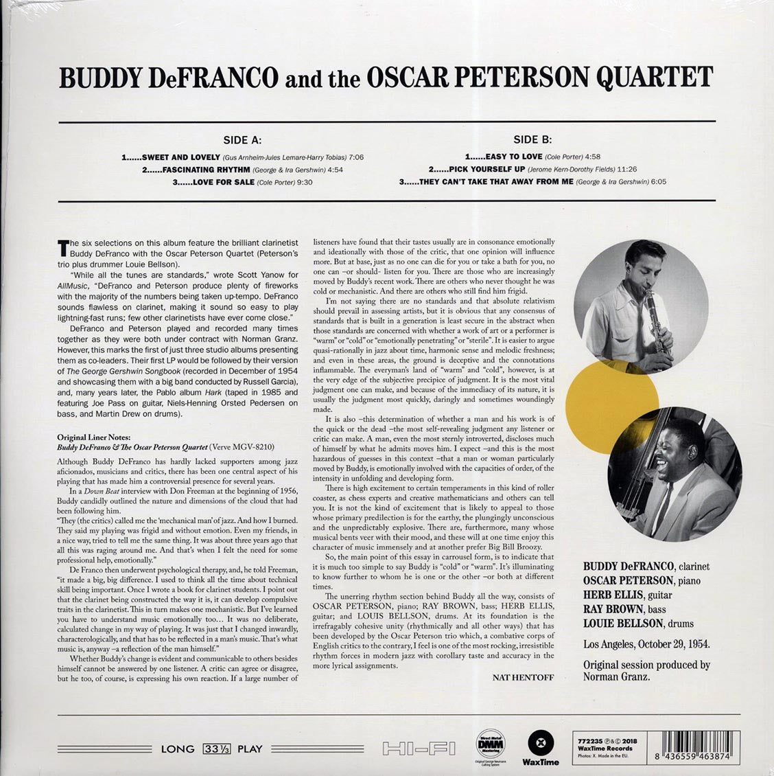 Buddy DeFranco & Oscar Peterson Quartet - Buddy DeFranco & Oscar Peterson Quartet