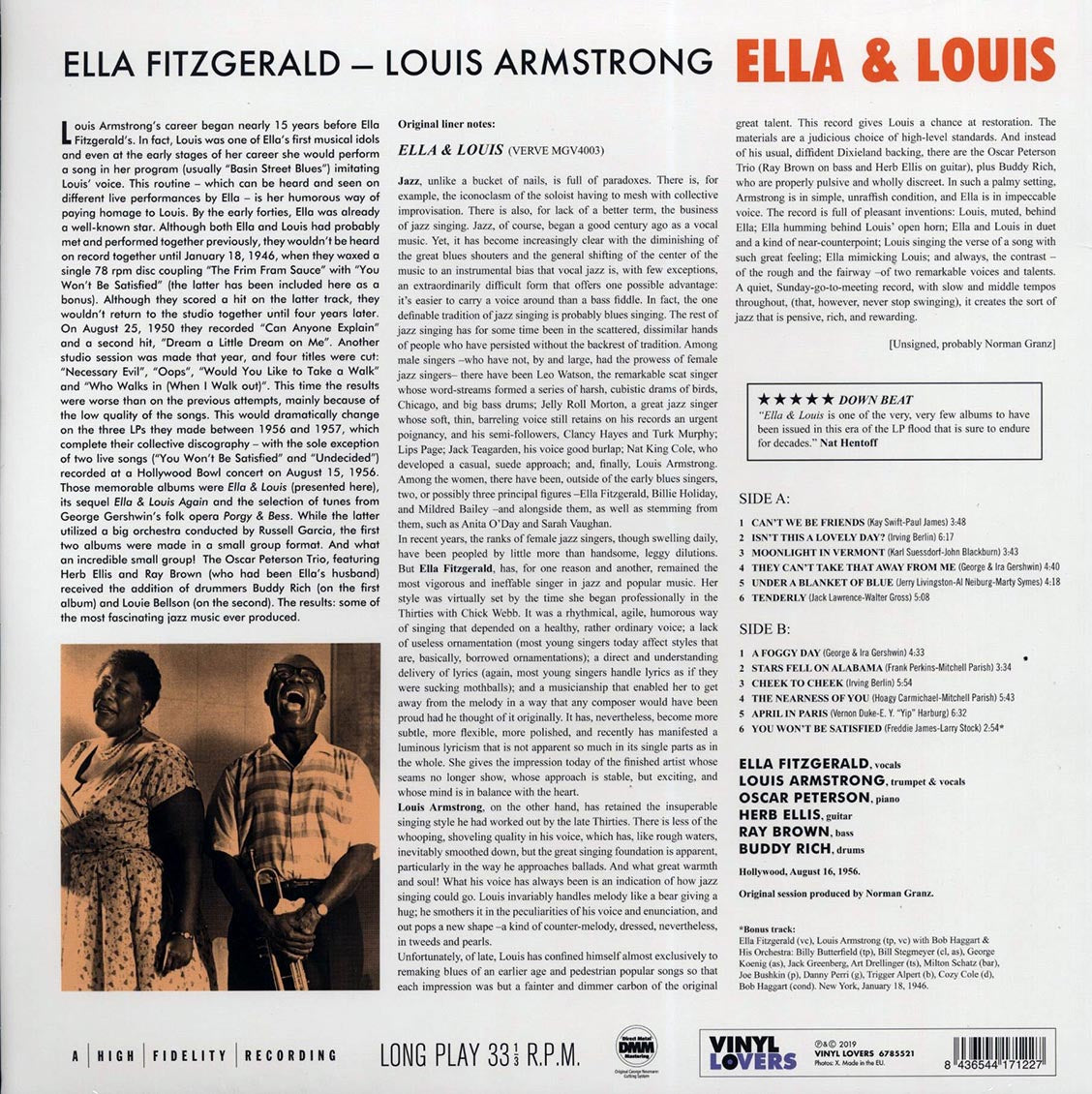 Ella Fitzgerald, Louis Armstrong - Ella & Louis