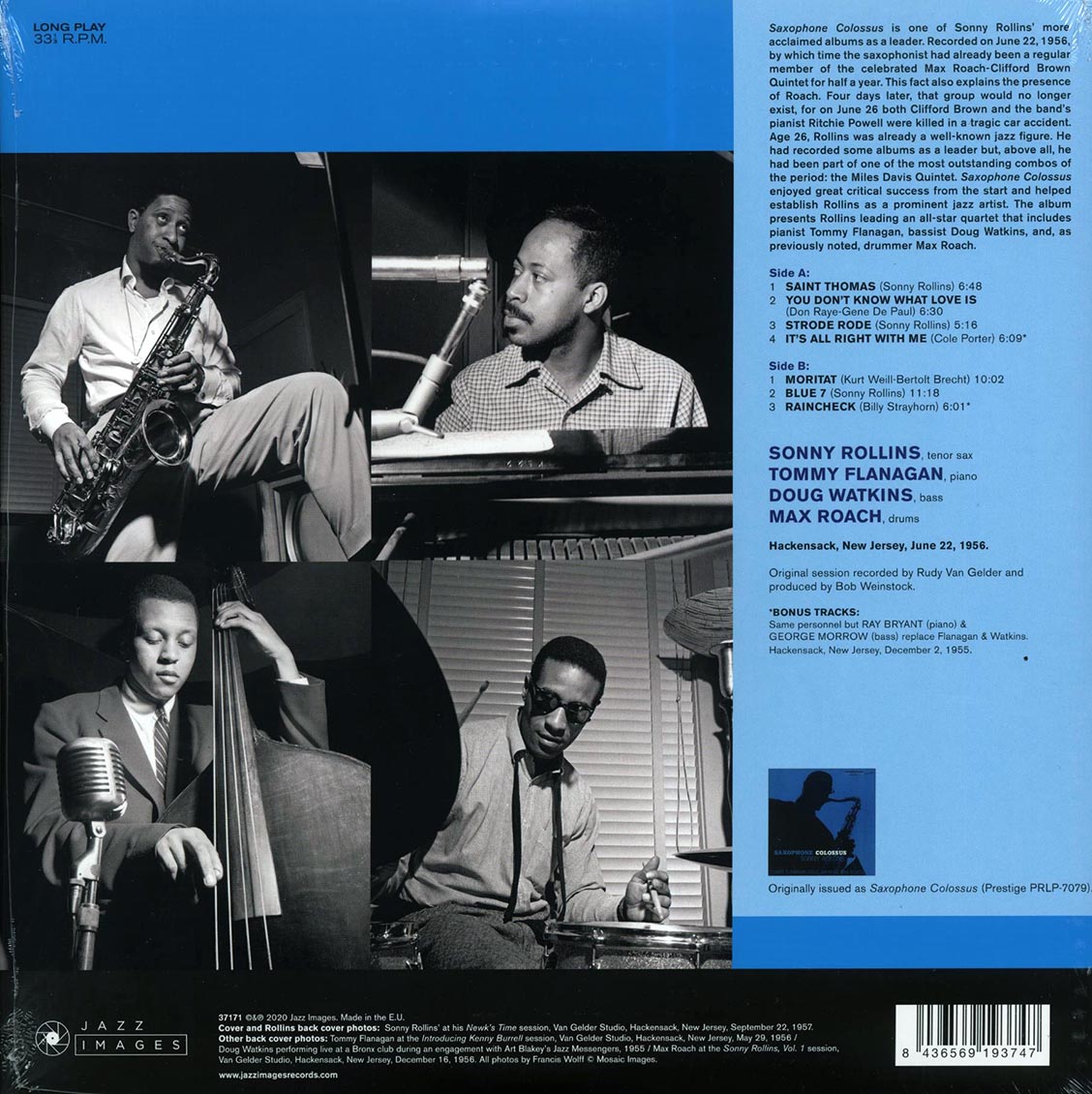 Sonny Rollins - Saxophone Colossus