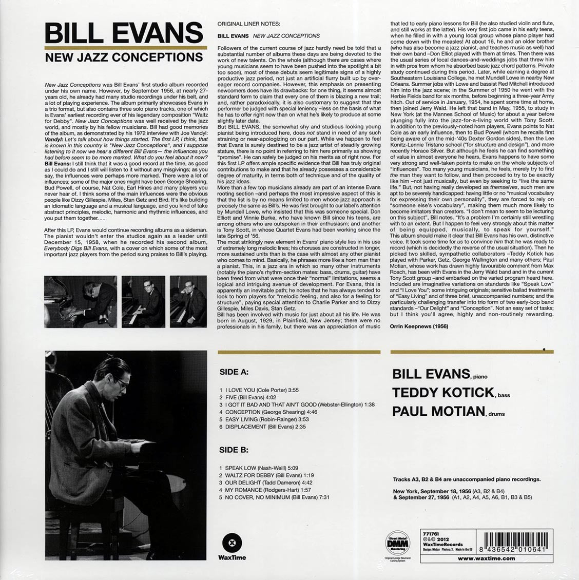 Bill Evans - New Jazz Conceptions