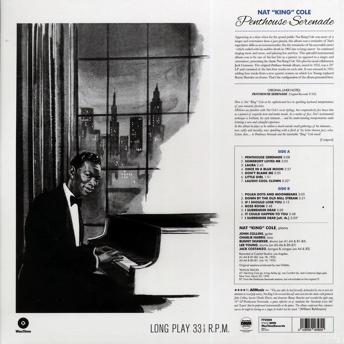 Nat King Cole - Penthouse Serenade: Nat King Cole At The Piano