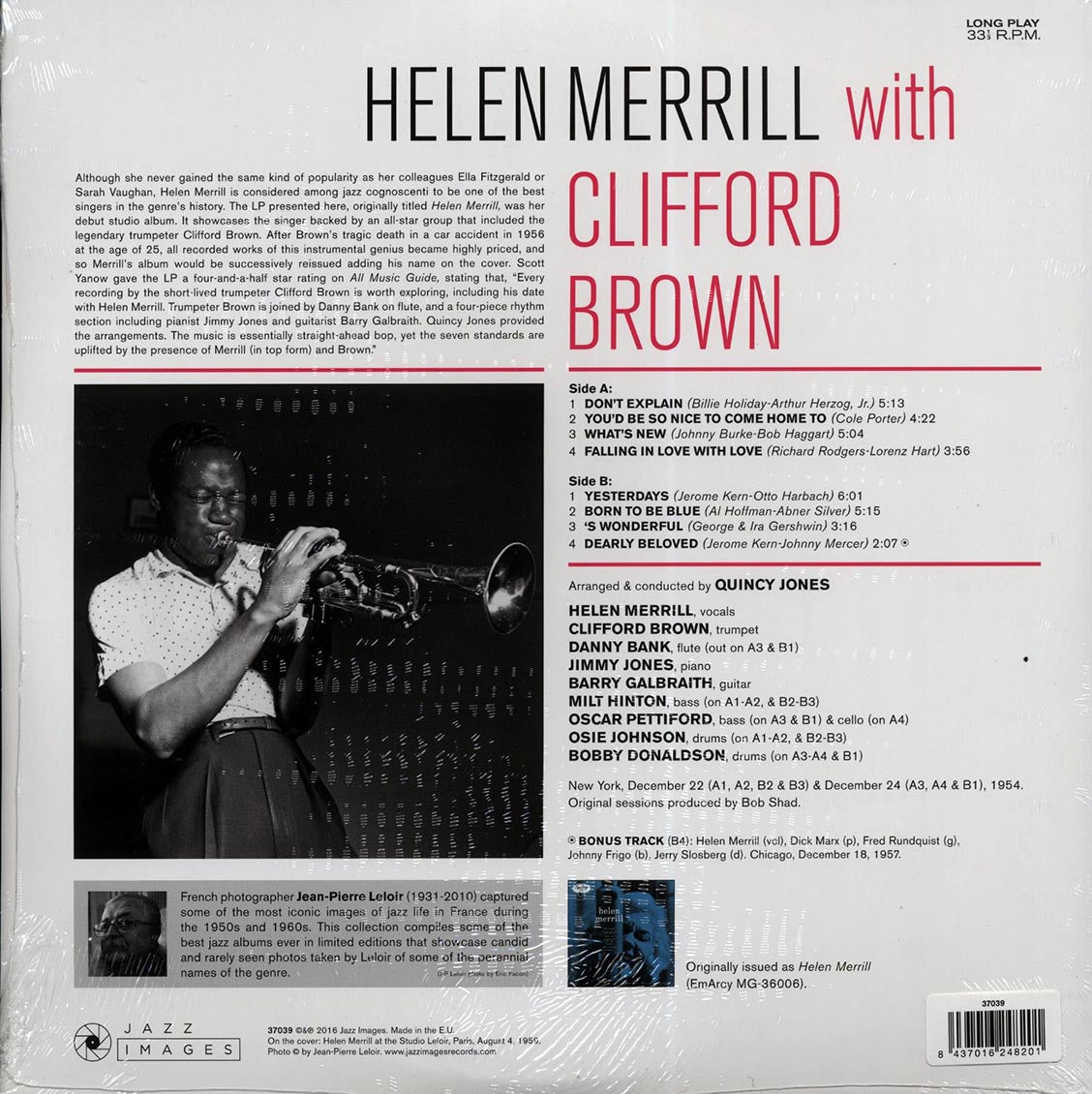 Helen Merrill, Clifford Brown - Helen Merrill With Clifford Brown