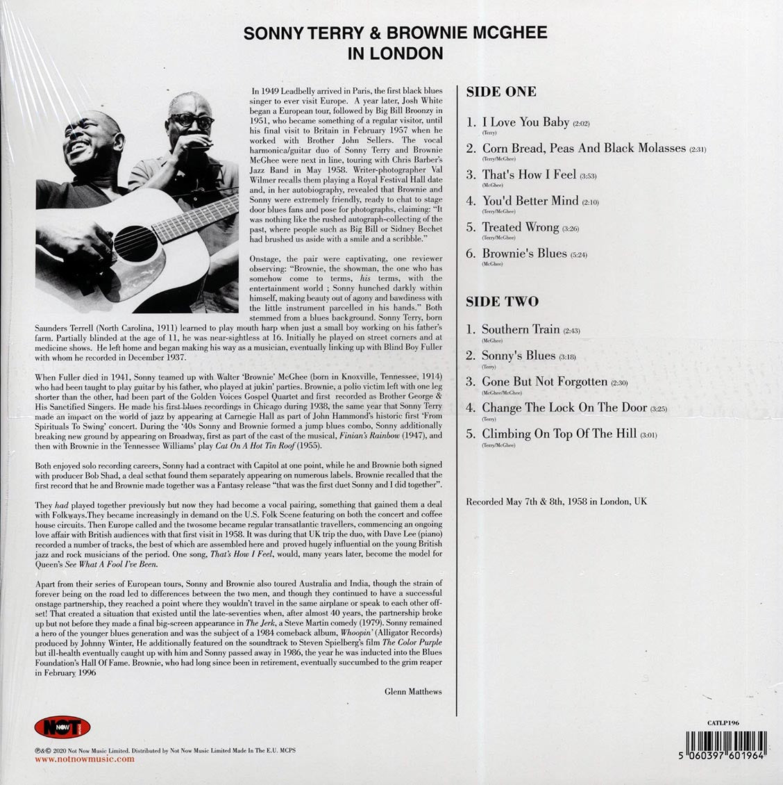 Brownie McGhee, Sonny Terry - In London