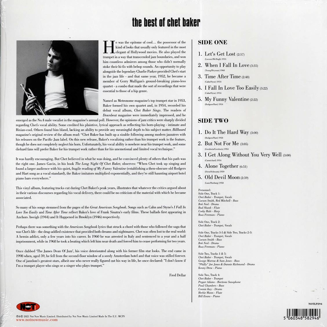 Chet Baker - The Best Of Chet Baker