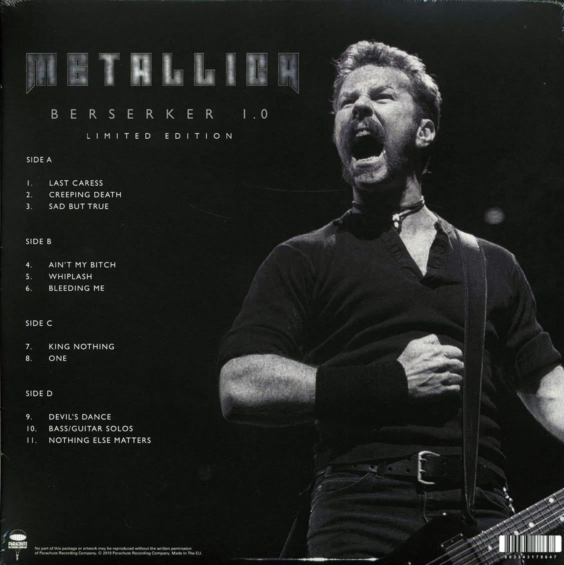 Metallica - Berserker 1.0 Copenhagen, Denmark, 27th November 1996