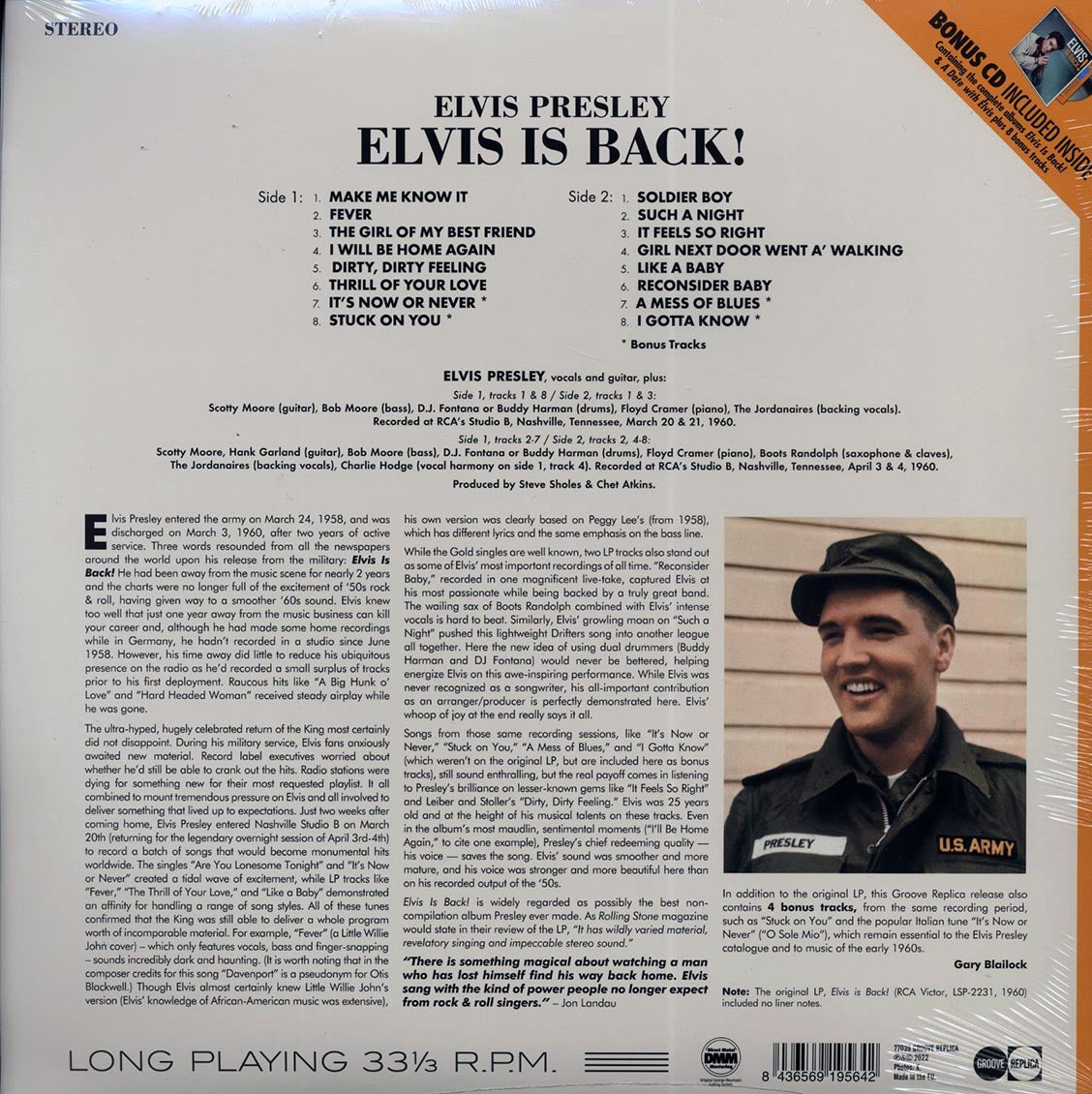 Elvis Presley - Elvis Is Back!