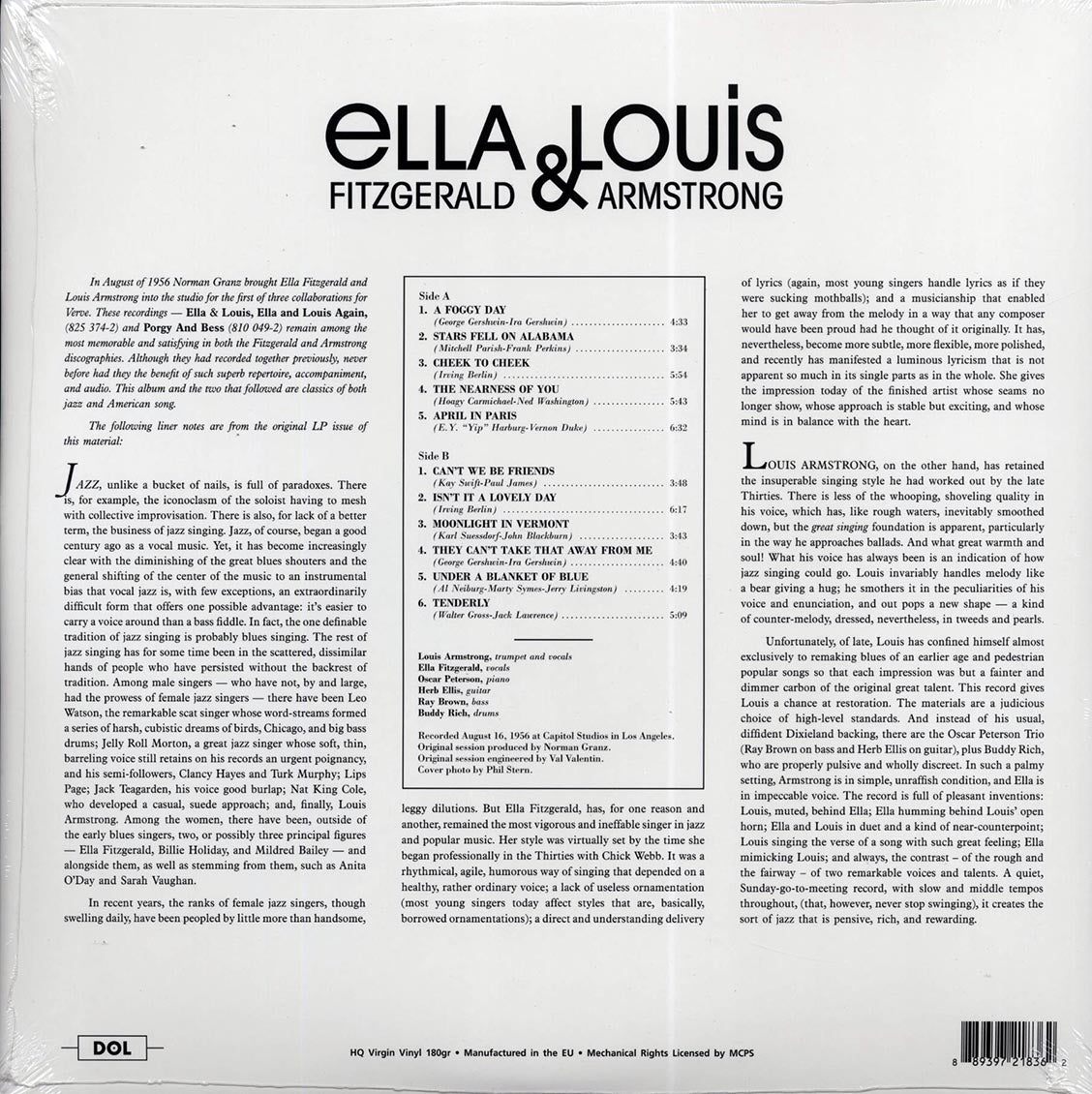 Ella Fitzgerald, Louis Armstrong - Ella & Louis