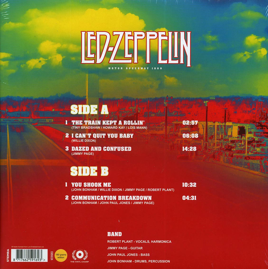 Led Zeppelin - Dallas International Motor Speedway 1969