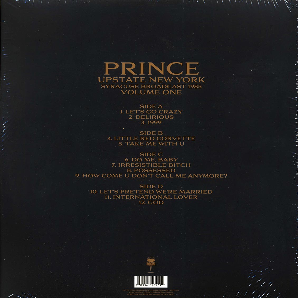 Prince - Upstate New York Volume 1: Syracuse Broadcast 1985