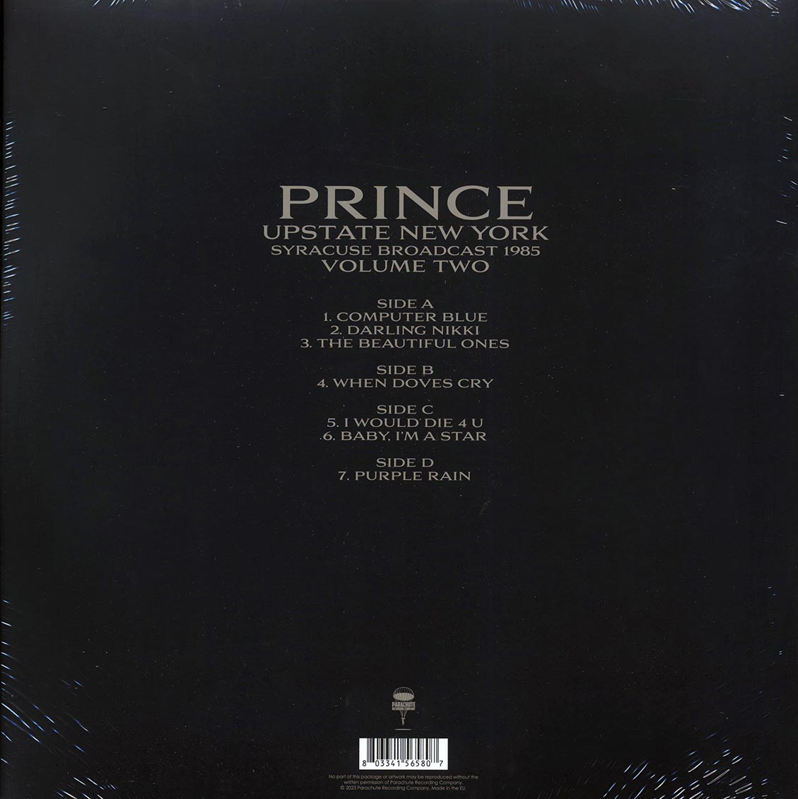 Prince - Upstate New York Volume 2: Syracuse Broadcast 1985