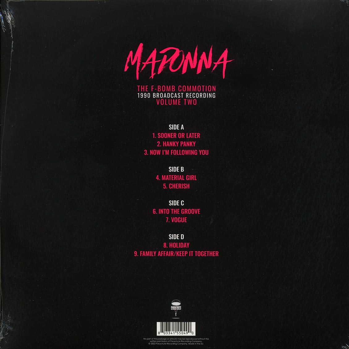 Madonna - The F-bomb Commotion Volume 2: 1990 Broadcast Recording