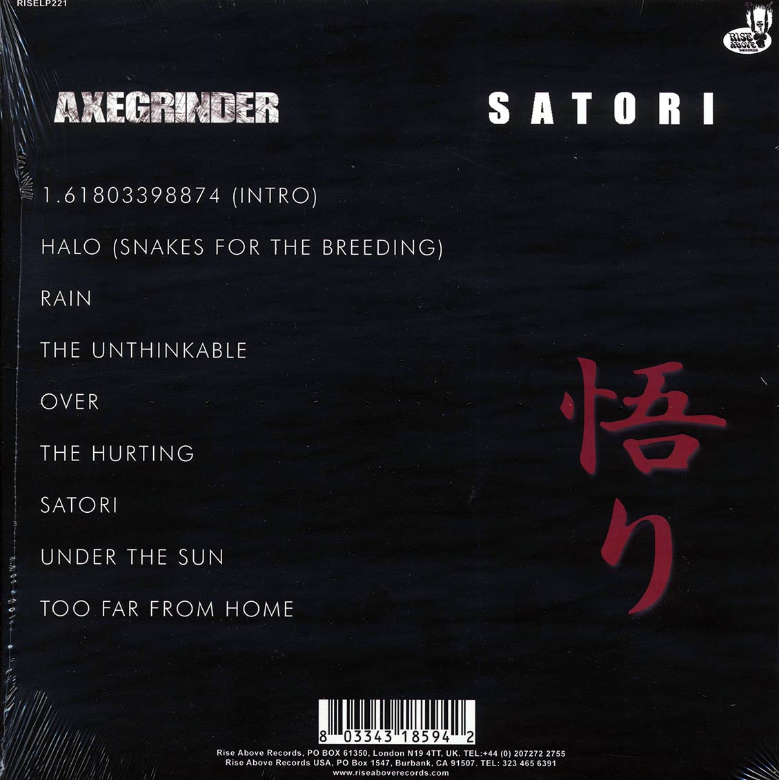 Axegrinder - Satori