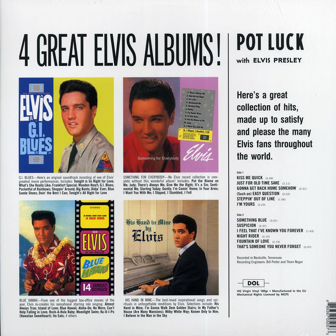 Elvis Presley - Pot Luck With Elvis