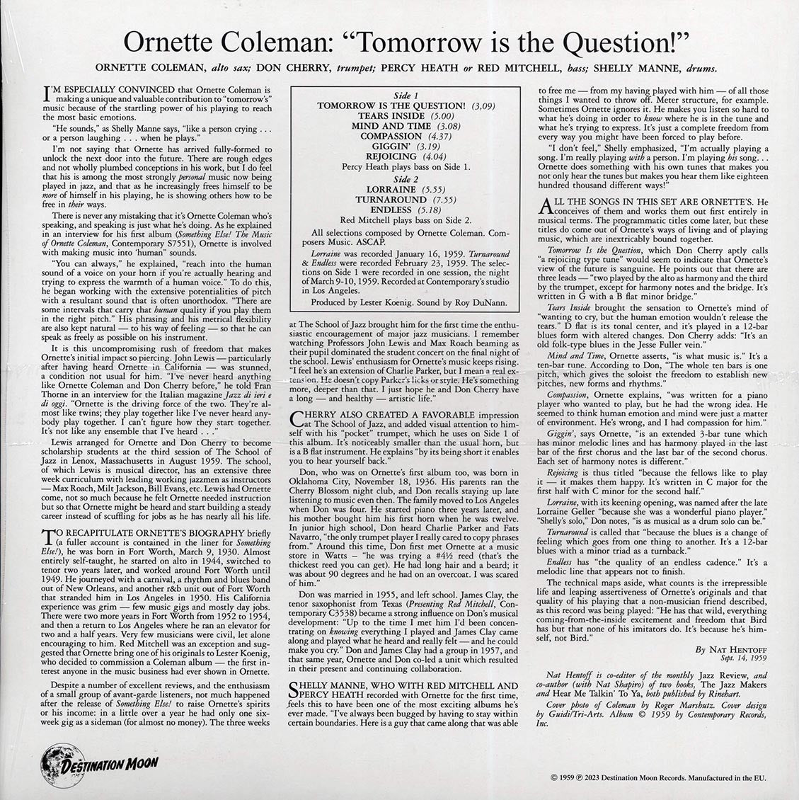 Ornette Coleman - Tomorrow Is The Question