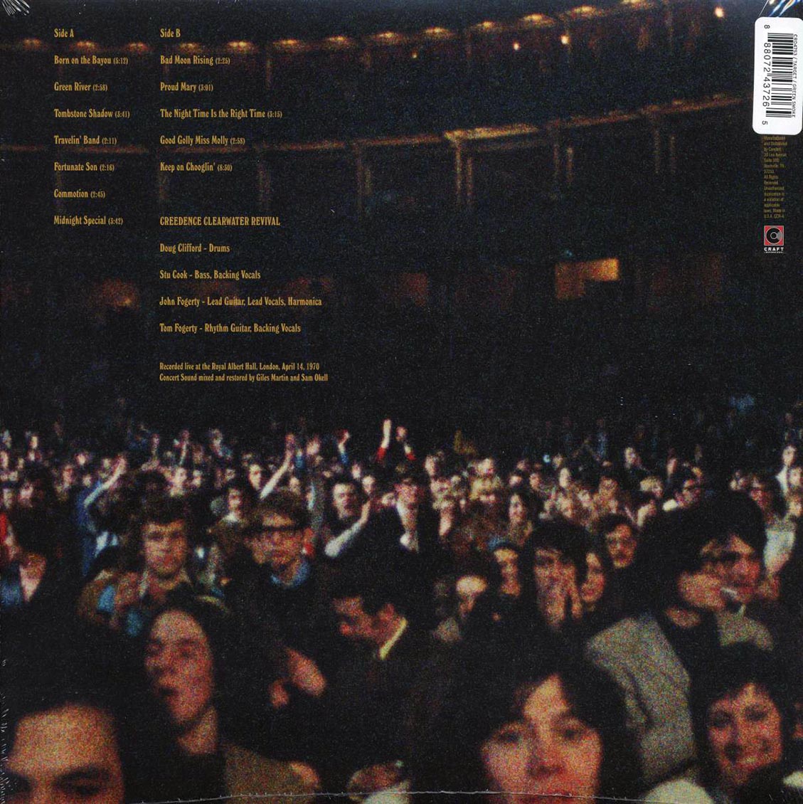 Creedence Clearwater Revival - At The Royal Albert Hall, April 14, 1970