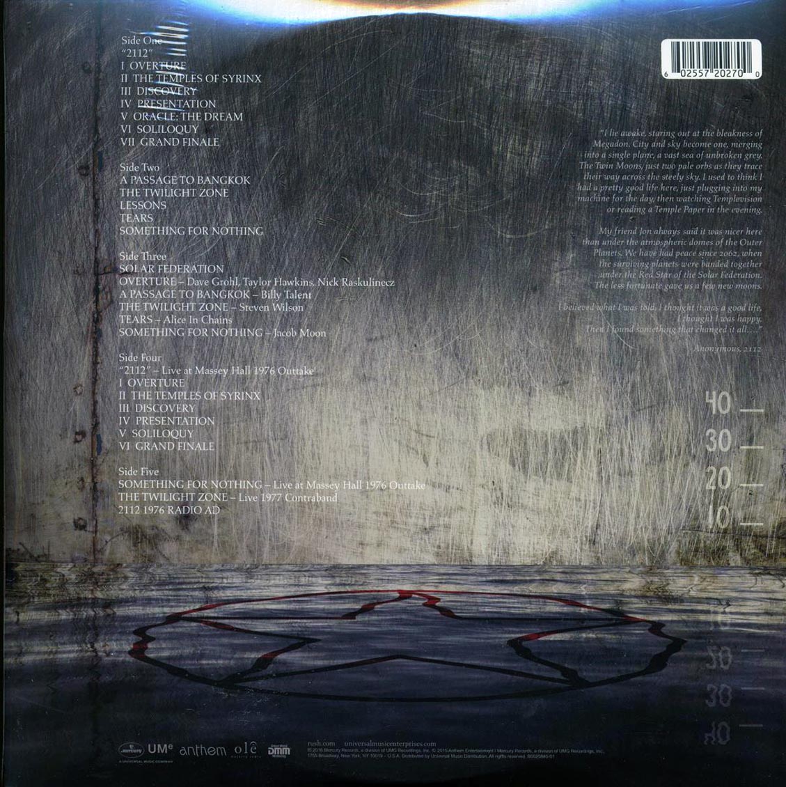 Rush, Alice In Chains - 2112