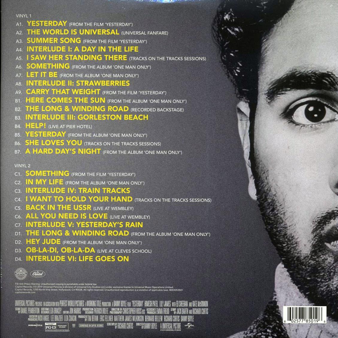 Hamish Patel, Daniel Pemburton - Yesterday: Original Motion Picture Soundtrack