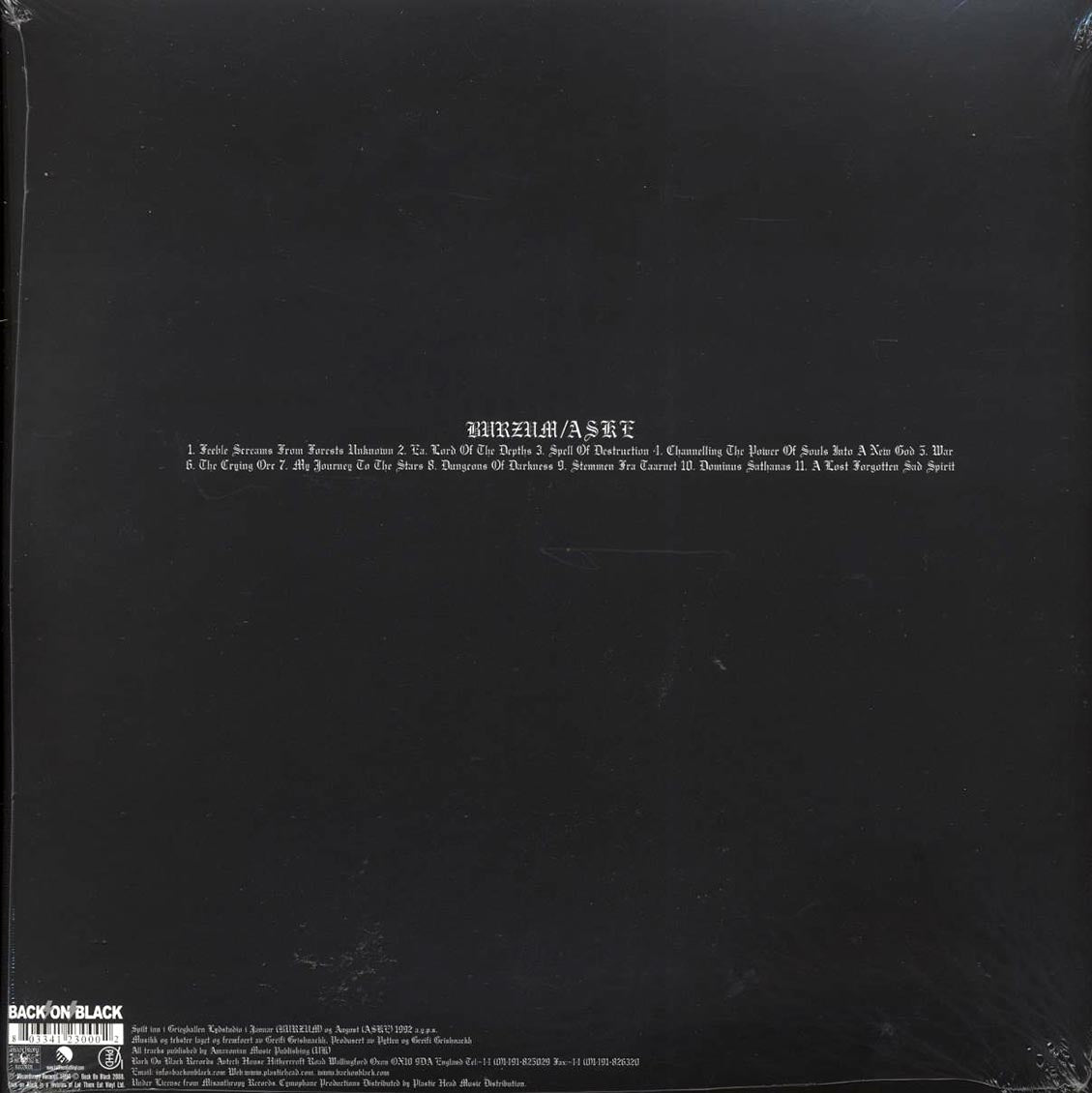 Burzum - Burzum/Aske