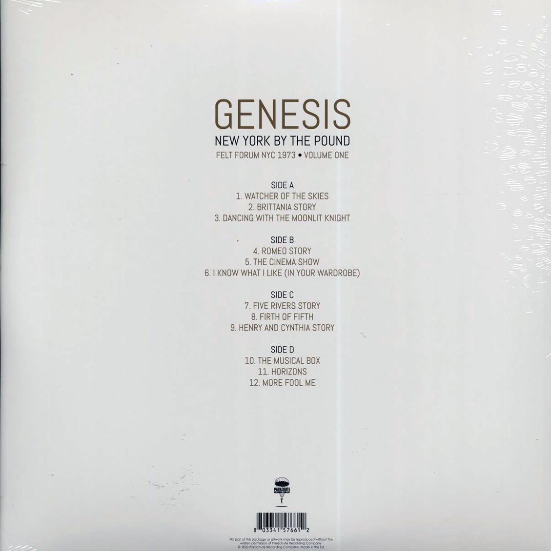 Genesis - New York By The Pound Volume 1: Felt Forum NYC 1973