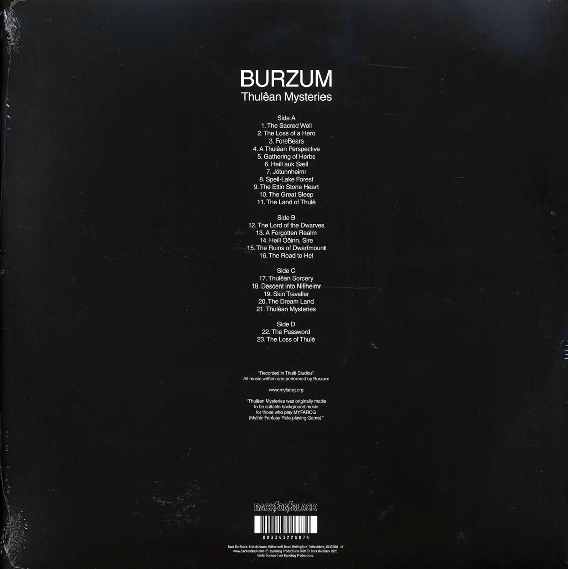 Burzum - Thulean Mysteries