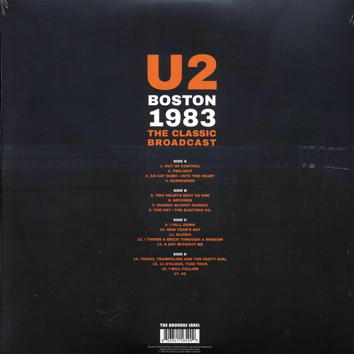 U2 - Boston 1983: The Classic Broadcast