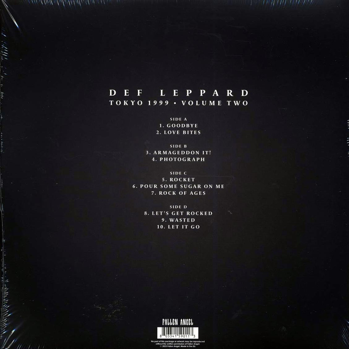 Def Leppard - Tokyo 1999 Volume 2