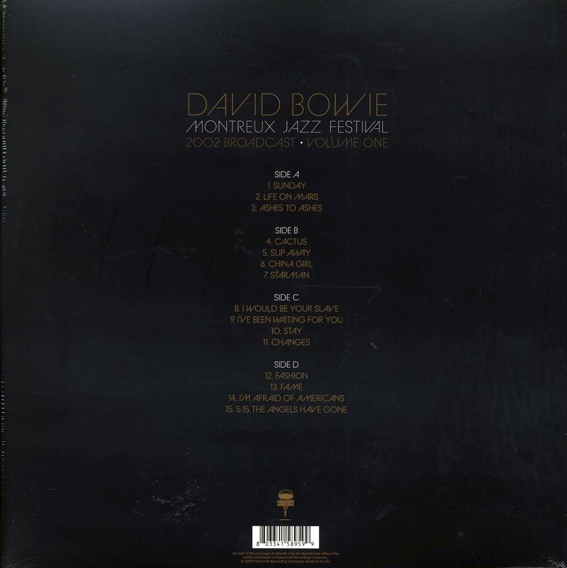 David Bowie - Montreux Jazz Festival Volume 1: 2002 Broadcast